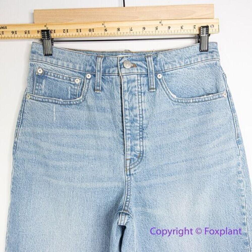 NEW Madewell Balloon Jeans in Hewes Wash, 28 - Picture 5 of 16